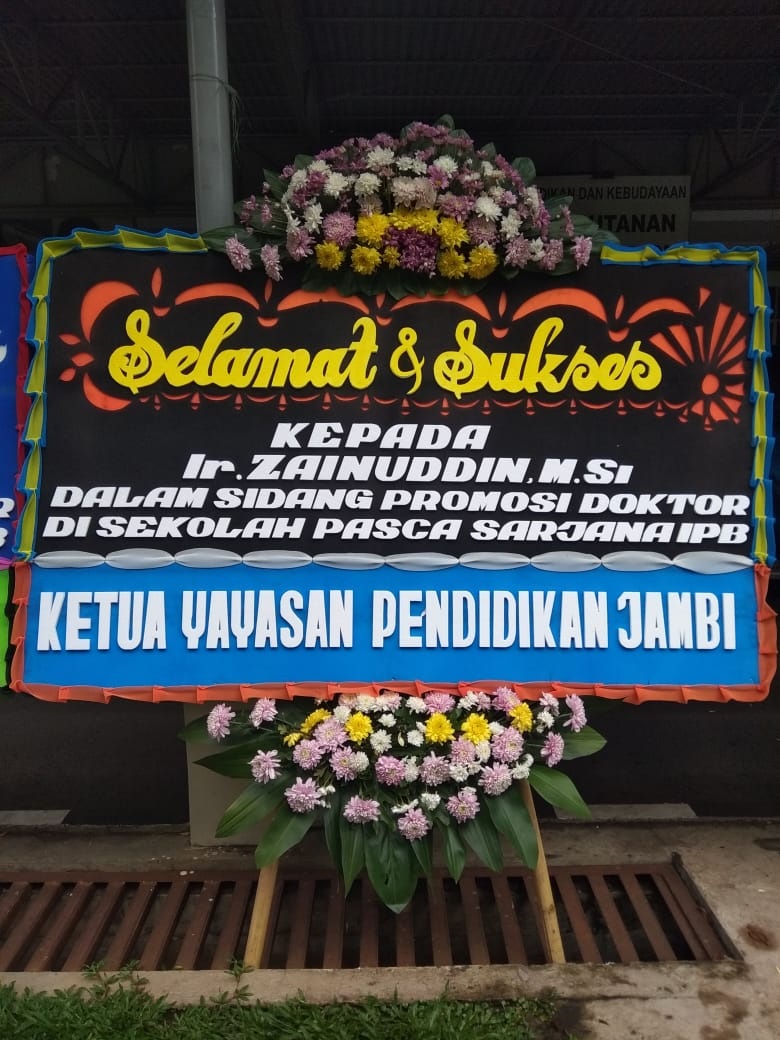 Foto asli Papan Bunga Pernikahan Rose Romantis (2 x 1.25m) oleh Shanza Florist